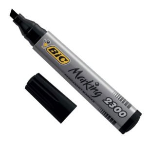 BiC Black Permanent Marker Pens - Box of 12 - Image 2
