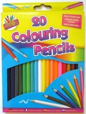 Artbox Full Size Colour Pencils 20 Pack - Case of 12
