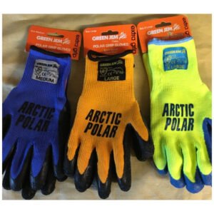 Green Jem Arctic Polar Extra Grip Work Gloves Large - Image 3