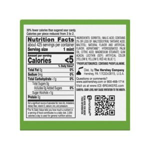 Ice Breakers Sours Sugar Free Mints, Watermelon, Green Apple, Tangerine - Pack of 8 - Image 6