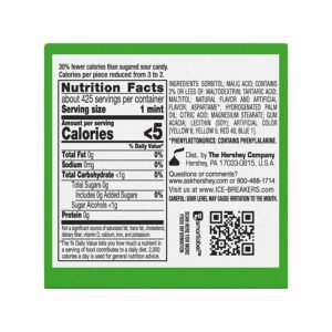 Ice Breakers Sours Sugar Free Mints, Watermelon, Green Apple, Tangerine - Pack of 8 - Image 2