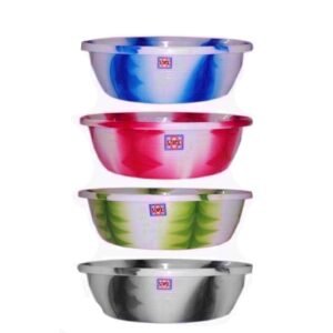 VPL Multipurpose Plastic Basin Tub 16" Double Colour - Image 5
