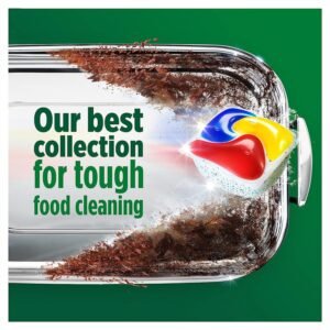 Fairy Platinum Plus All-In-1 Dishwasher Tablets Bulk, 75 Tablets, Lemon, XXL PACK, With Ant-Dull Technology & Rinse Aid Action - Image 2